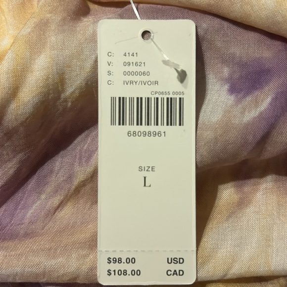 Anthropologie Tie-Dye Mini Tunic Dress Slip Dress Bohemian Festival Ballet core - Picture 13 of 13